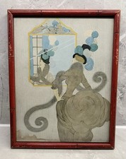 Framed Antique Women by A