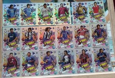 Topps Match Attax 2024/25 Vintage Vibes Legends Full Set 18 Cards No duplicates 