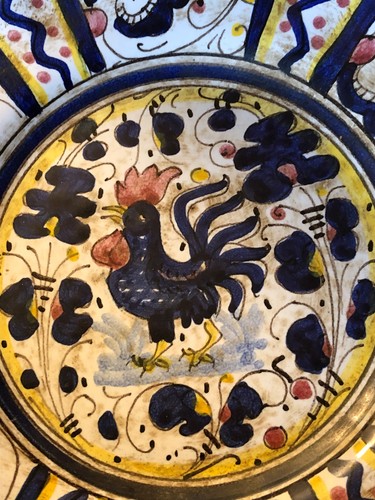 Deruta pottery cobalt - cobalt, blue