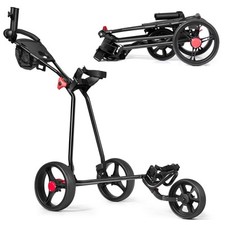 3 Wheel Golf Push Cart Quick
