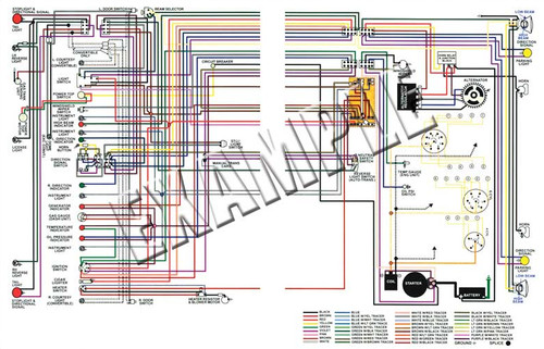 Laminated colored wiring - laminated,