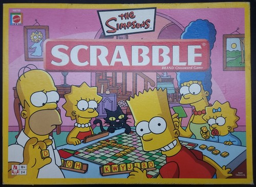 Mattel the simpsons scrabble - mattel,