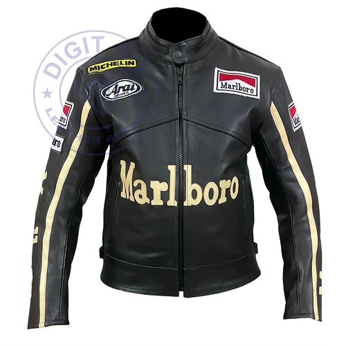 Marlboro biker leather - leather, jacket