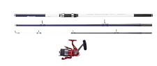 Shakespeare Salt Surf 13ft Beachcaster Beach Sea Fishing Rod + 070 Reel + Line 