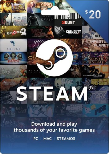 Steam gift card prepaid - gift,