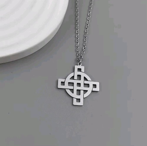 Celtic cross necklace - celtic,