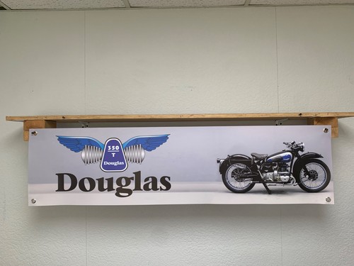 Douglas 350t motorcycle banner - douglas,