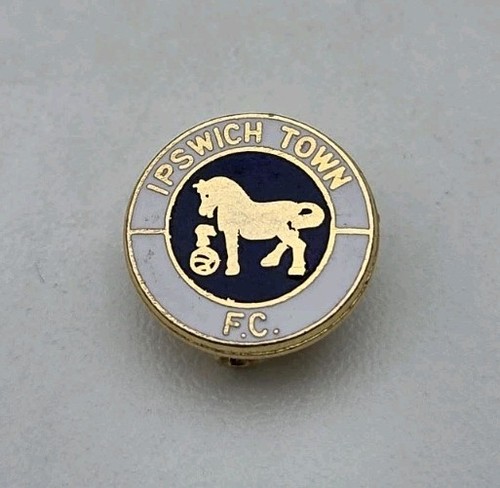 Ipswich town vintage pin badge - town,