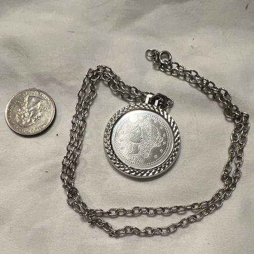 1776 coin pendant necklace - coin,