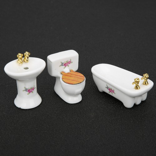 Dollhouse bathroom set - bathroom,