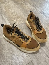 Zara Bloggers Favourite ~ Brown/Tan Animal Platform Wedge Trainers UK 6 Eur 39
