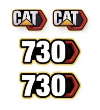 Decal Sticker Set CAT 730 Next Gen ADT Dumptruck Decal Set