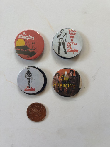 The stranglers pin button - the,