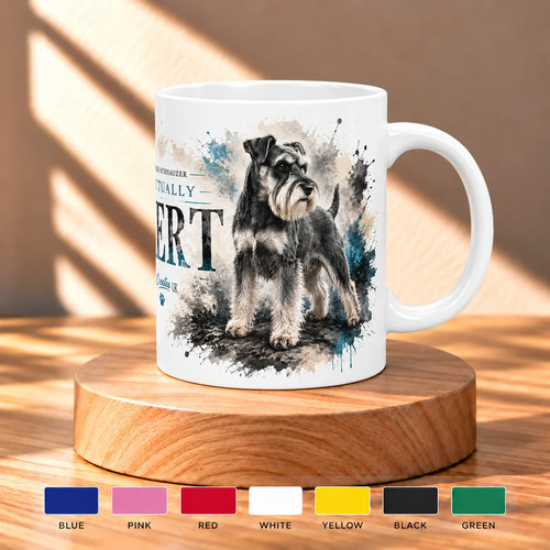 Miniature schnauzer 11oz - miniature,