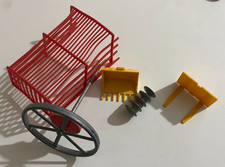 Vintage toy tractor - tractor, parts