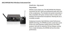 AKG WMS 40 Pro Mini Wireless