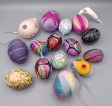 Job Lot Hand Made Easter Eggs