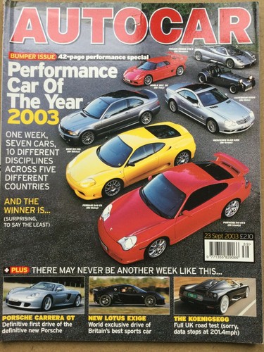 Autocar magazine 23 - autocar,
