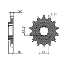 SUNSTAR STEEL SPROCKET P525