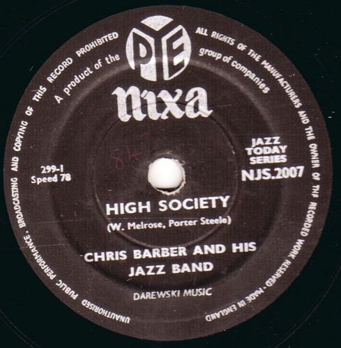 Chris barber jazz band - jazz, high