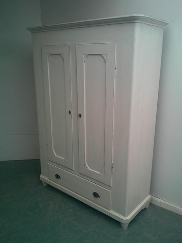 Lovely painted white antique - a,