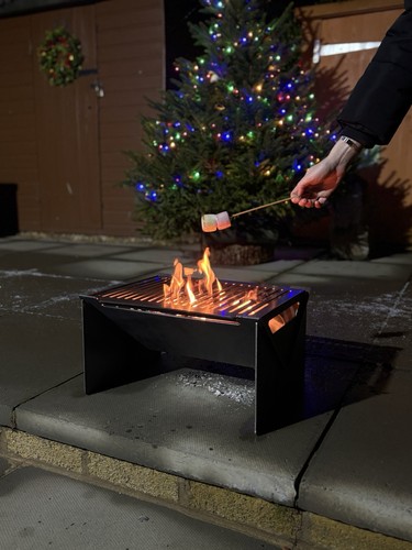 Portable bbq grill and - bbq, fire