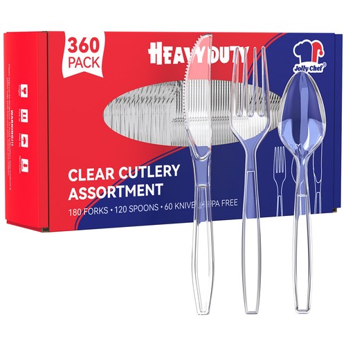 360 clear plastic - 360, silverware