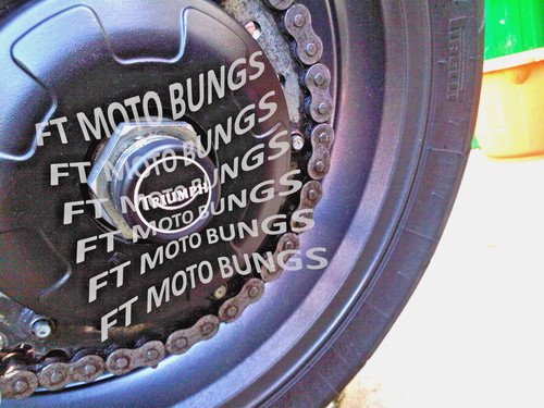 Rear wheel spindle bung fit - spindle,
