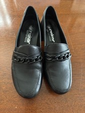Rieker Ladies Black Slip-On