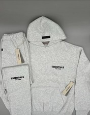 Fear of God Essentials SS22 Light oatmeal Tracksuit Size Small