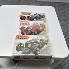 Matchbox X3 Bugatti 59/ Jaguars Sd/100/ Aston Martin Ulster