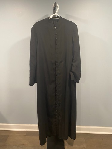 Roman cassock with half - cassock, zipper