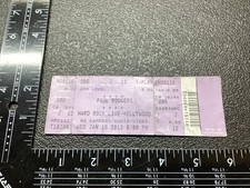 Concert Ticket Stub Unripped