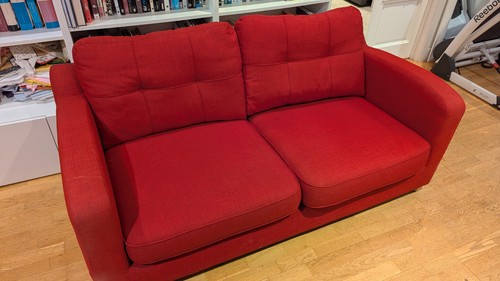 Red dfs seater sofa very - dfs,