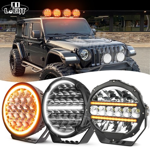 Round full led driving - full,