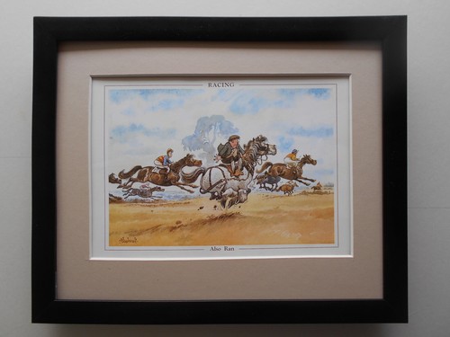 Norman thelwell horse racing - horse,