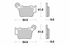 BMW G 450 X SEMI SINTERED REAR