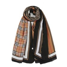 Womens Large Maxi Designer Inspired Brown Scarf Shawl Stole Hijab Wrap