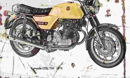 Laverda gtl750 1974 aged - laverda,