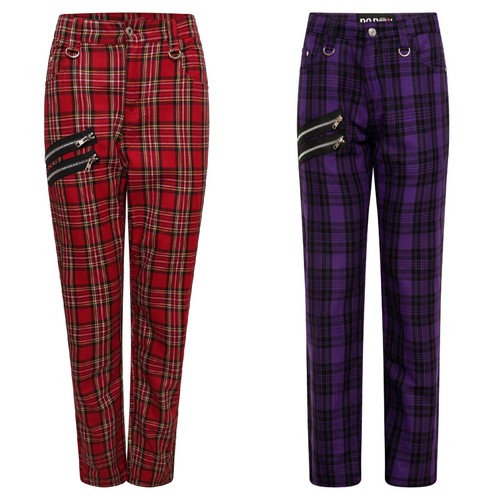 Rox punk tartan trousers - ro,