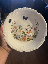Stunning Aynsley Cottage Garden Fine Bone China Plate Rare Collectible!