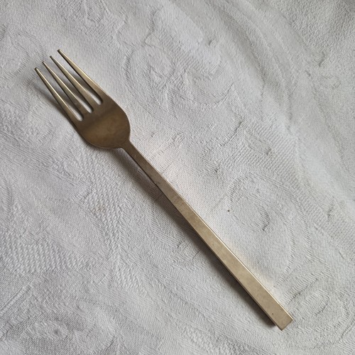 Brass copper cake - brass, fork