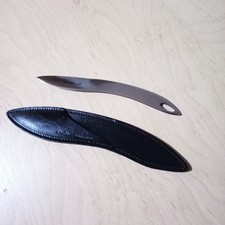 Rare Luigi Colani Letter Opener in Genuine Leather Case - Excellent Condition