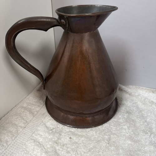 Antique copper gallon jug king - antique,