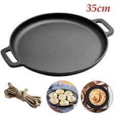 Large 35cm Cast Iron Round