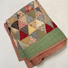 Vintage 1930s Feed Sack Quilt