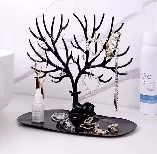 Black deer antler jewellery - deer,