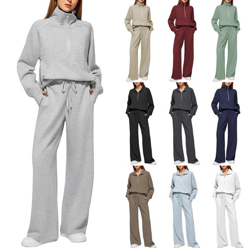 2pcs ladies casual tracksuit - ladies',