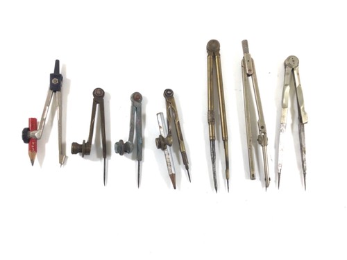 Vintage drawing tools - drawing,