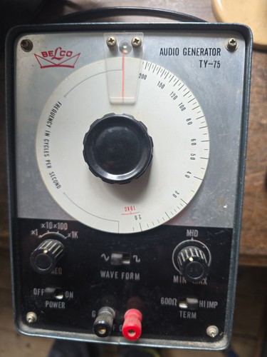 Belco vintage audio generator - vintage,